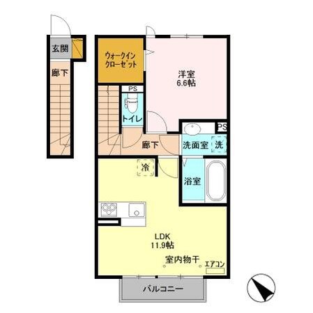 コンフォールコートIIの物件間取画像